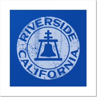 Vintage Riverside California Flag Home Love Posters and Art
